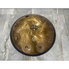 Arsha Steel Handpan -9 Tonlu -Re Minör (Bakım Yağı ,renkli Kuşak ve Çanta