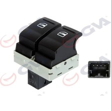 GVA Cam Açma Anahtarı Sol Transporter T5 4fiş-Çiftli