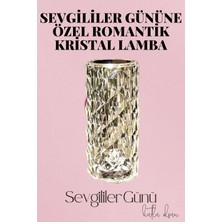 Epilons Sevgililer Gününe Özel Romantik Kristal Gece Lambası Sevgiliye Hediye