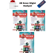 Nartest 8.sınıf Lgs Matematik, Fen Bilimleri, Türkçe 36 Haftalık Denemeler + Sınav Silgisi Hediyeli