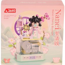 NW NessiWorld HK114 Jaki Kiraz Çiçeği Müzik Kutusu 127 Parça Block Oyuncak