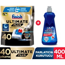 Finish Ultimate Plus Kapsül 40 + Parlatıcı 400 ml