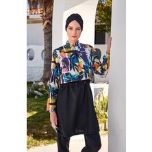 Amora Fancy Clothing Argento 0766-334 Kadın Tam Kapalı Tesettür Takımı