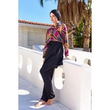 Amora Fancy Clothing Argento 0766-335 Kadın Tam Kapalı Tesettür Takımı