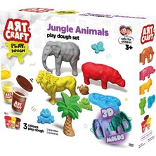 NW NessiWorld 03997 Art Craft Orman Hayvanları Hamur Set 168 gr -Fentoys