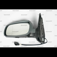 Maher Ayna Dış Dikiz Golf4 / Bora 98-03 Elektrikli, Beyaz Cam Sol 1J1857507D01C