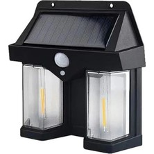 Epilons Fithome OR-228 Hareket Sensörlü Su Geçirmez Solar Bahçe Aydınlatma Duvar Lambası
