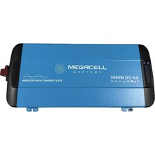 Megacell 12V 3000W Tam Sinüs 40A Şebeke Şarjlı Ups Invertör