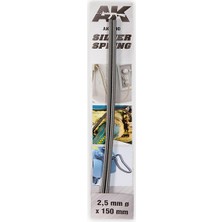 Ak Interactive Ak 9190 Gümüşyay, 2,5 Mm. Çap, 150 Mm. Boy, 2 Adet