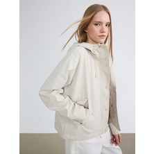 Lc Waikiki Yeni Sezon Kapüşonlu Oversize Kadın Ceket