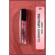 Glimmer Gloss Işıltılı Nemlendirici Dudak Parlatıcısı - 50 Rose Sorbet