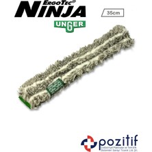 Premini Çok Yönlü Cam Temizleme Aparatı, 35 Cm, Peluş Yedekli