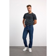 Vigoss Jeans 76094-73602 Erkek Tapered Fit Mıd Waıst Slim Leg Denim Pantolon 76094-73602