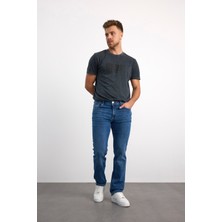 Vigoss Jeans 76081-09228 Erkek Denim Regular  Fit Mıd Waıst Mid Leg Pantolon 76081-09228
