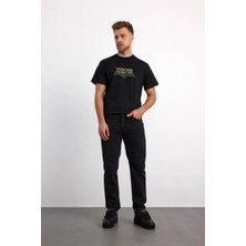 Vigoss Jeans 76098-73601 ERKEK TAPERED FİT MID WAIST SLİM LEG DENİM PANTOLON 76098-73601