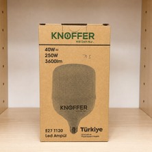 Knoffer 250W 3600LM Beyaz Işık 6500K Gün Işığı 3000K E27 IP20