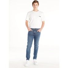 Ted Baker Koyu Mavi Erkek Slim Fit Pantolon TBMRDN1003