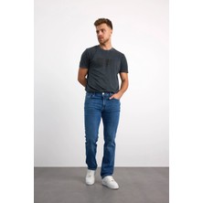 Vigoss Jeans 76081-09228 Erkek Denim Regular  Fit Mıd Waıst Mid Leg Pantolon 76081-09228