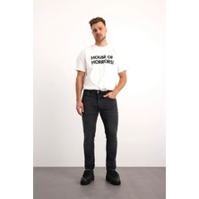 Vigoss Jeans 76083-73599 Erkek Denim Comford Fit Mıd Waıst Slim Leg Pantolon 76083-73599