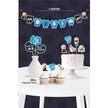 Neşeli Günlerim Ilk Dişim Çıktı Patron Bebek Boss Baby Temalı - Diş Buğdayı Seti