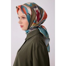 Belli Twill Ipek Desenli Eşarp 4318D