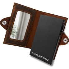 3'ü 1 Arada Kişiselleştirilebilir Hakiki Deri Cüzdan – Ayrılabilir Magsafe Kartlık - Rfıd Korumalı