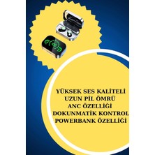 Epilons Yeni Nesil Kaliteli Akıllı Saat ve Kablosuz Bluetooth Kulaklık Yüksek Ses Kaliteli
