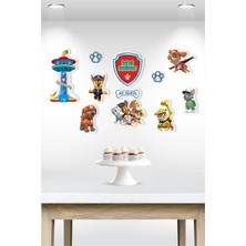 Neşeli Günlerim Paw Patrol Temalı Çok Parçalı Kağıt Afiş *kalın Kağıt
