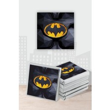 Neşeli Günlerim Batman Temalı Doğum Günü Parti Malzemeleri Seti Sticker * 60 Adet 4x4 cm