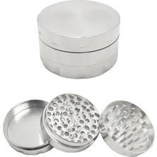 Falconetti Silver 55 Mm. Grinder Alloy Herbal Öğütücüsü Parçalayıcı RB88SLV