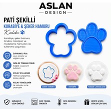 Studio Aslan Design Pati Şekilli Şeker Hamuru ve Kurabiye Kalıbı | Fondan, Marzipan ve Modelleme Hamuru Kesici Set 3D Baskı