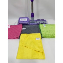 Premini Sihirli Mikrofiber Mop Seti 5 Parça, Temizlik Kolaylığı Sunar