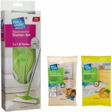 Premini Pratik ve Şık Mop Paspas ve Yer Bezleri Seti - Ahşap ve Seramik Temizliği