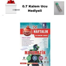 Nartest 8.sınıf Lgs Matematik 36 Haftalık Deneme +Kalem Ucu Hediyeli