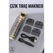 EstoreBox Profesyonel Şarjlı Saç ve Sakal Şekillendirici Çizik Tıraş Makinesi