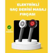 EstoreBox LED Teknolojili Elektrikli Saç Masaj Fırçası Mikro Akımlı