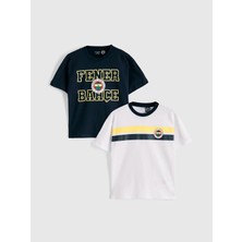 Lc Waikiki Yeni Sezon Fenerbahçe Baskılı Erkek Çocuk Tişört 2'li