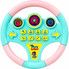 Mini Baby Müzikli Eğitici Direksiyon Oyuncağı – Sesli ve Işıklı Bebek Aktivite Direksiyonu