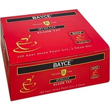 Bayce Klasik Tat Poşet Siyah Çay 100 Adet (5'li Paket)