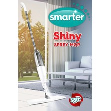 Premini Pratik Temizlik Sprey Mop Beyaz Seti, Kolay ve Hızlı Kullanım
