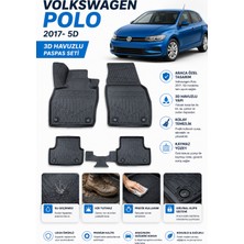 PINUKS Volkswagen Polo  2017- Oto Paspas 5d Derin Havuzlu Araca Tam Uyumlu Premium Seri