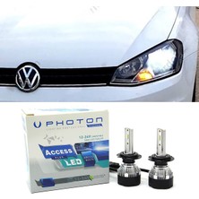 Photon Vw Golf 7 LED Xenon Kısa Far Ampulü H7 Access Yeni Seri Beyaz 2012-2017