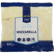Metro Chef Tam Yağlı Rende Mozzarella 500 G (3'li Paket)