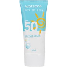 Watsons Sun Yüz Güneş Kremi Spf 50 50 ml (5'li Paket)