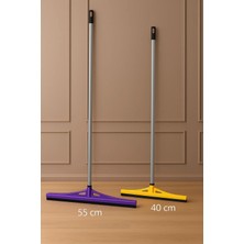 Premini Profesyonel Yer Çekpası Seti 55-40 cm Çift Kauçuklu ve Metal Saplı