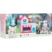 NW NessiWorld Mi̇ni̇ Tavşan Kaydıraklı Park Oyun Seti̇