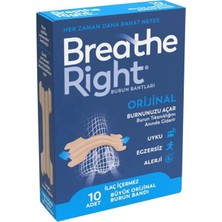 Breathe Right Küçük/orta Orijinal Burun Bandı 10'lu (3'li Paket)