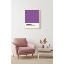 Huhuli Doğal Ahşap Çerçeveli Retro Tablo - Modern Dekoratif Baskı | HUHU2470