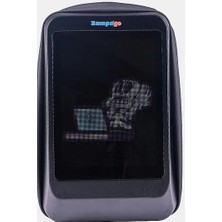 Toyfest Zampago Glow LED Ekranlı Sırt Çantası-Siyah