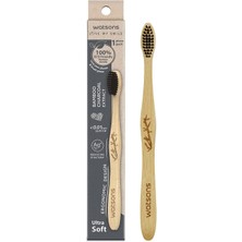 Watsons Kömürlü Bambu Ultra Soft Tekli Diş Fırçası (6'li Paket)